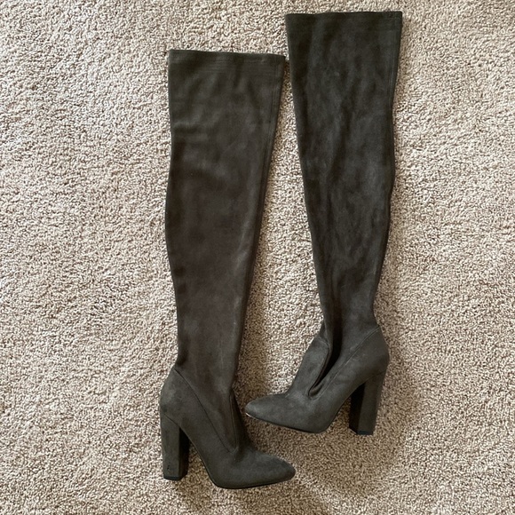 Also Sumer Over The Knee Suede Boot - Picture 4 of 7